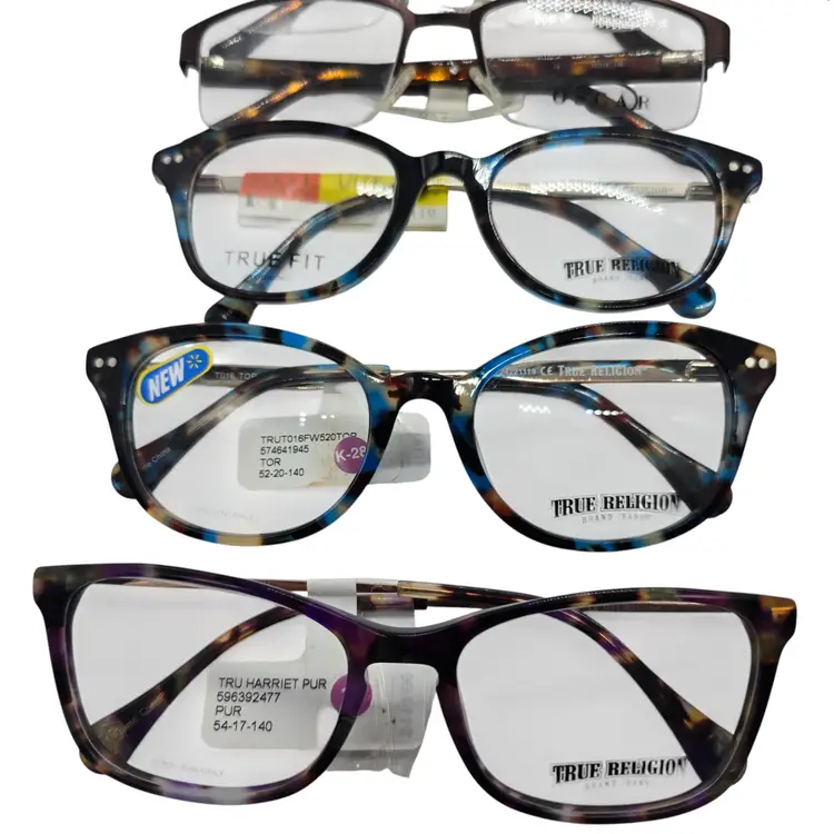 Wholesale Eyeglass Frames Lot – Designer Styles (Sean John, Oscar, True Religion, Randy Jackson, Ti Flex)