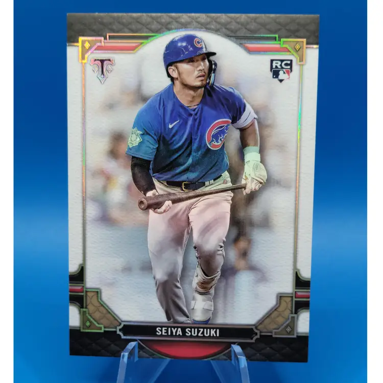 Seiya Suzuki 2022 Topps Triple Threads Chicago Cubs