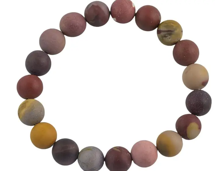 Mookaite Bracelet 6mm Jasper Stretchy String 6 mm Round Bead Bracelet Handmade Jewelry Bracelet Crystal Bracelet