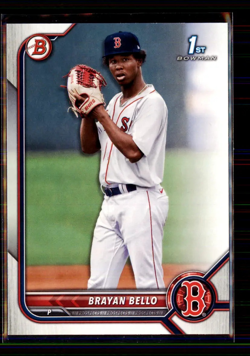 Brayan Bello 2022 Bowman #BP-107 - Boston Red Sox - (147-169)