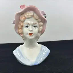 Vintage Lady Head Vase