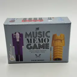 The Music Memo Game By Printworks Match Iconic Artists With Their Lyrics New