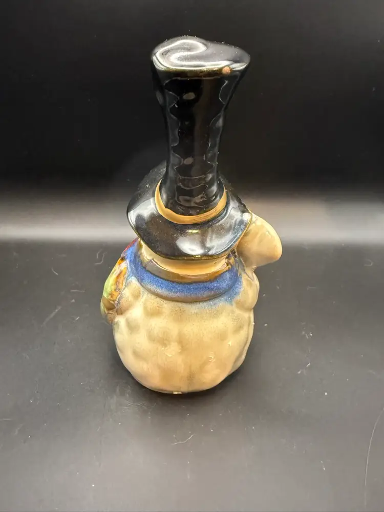 Vintage Snowman Bell Figurine.