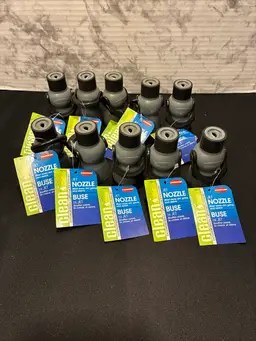 10x Carrand 90072 Clean Jet Garden Hose Nozzles Power Spray Exterior Wash