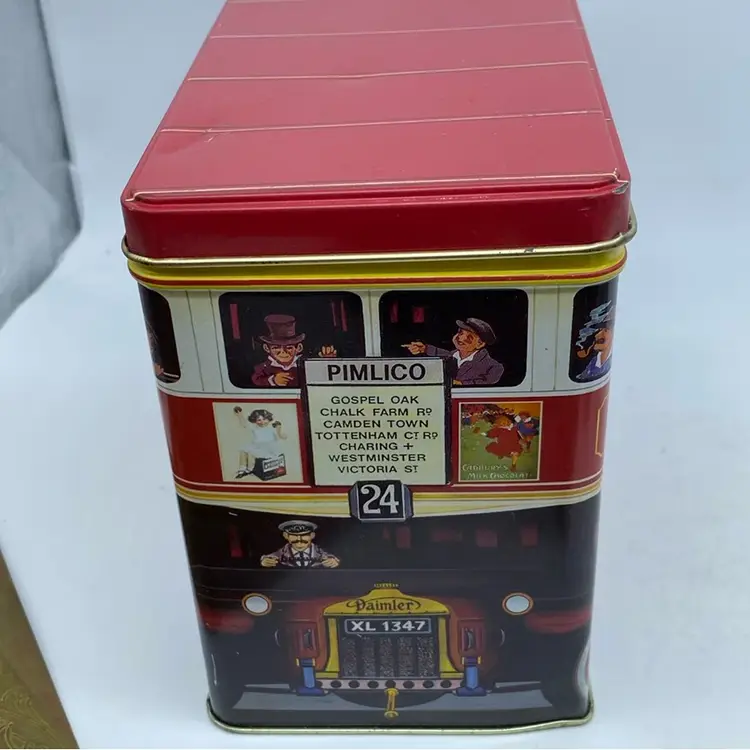 #1843 Vintage Cadbury’s London Bus Tin