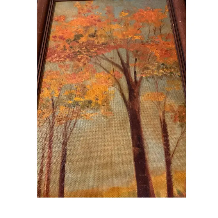 Original Oil Painting Signed See Full Description 26.5”x 14.5”