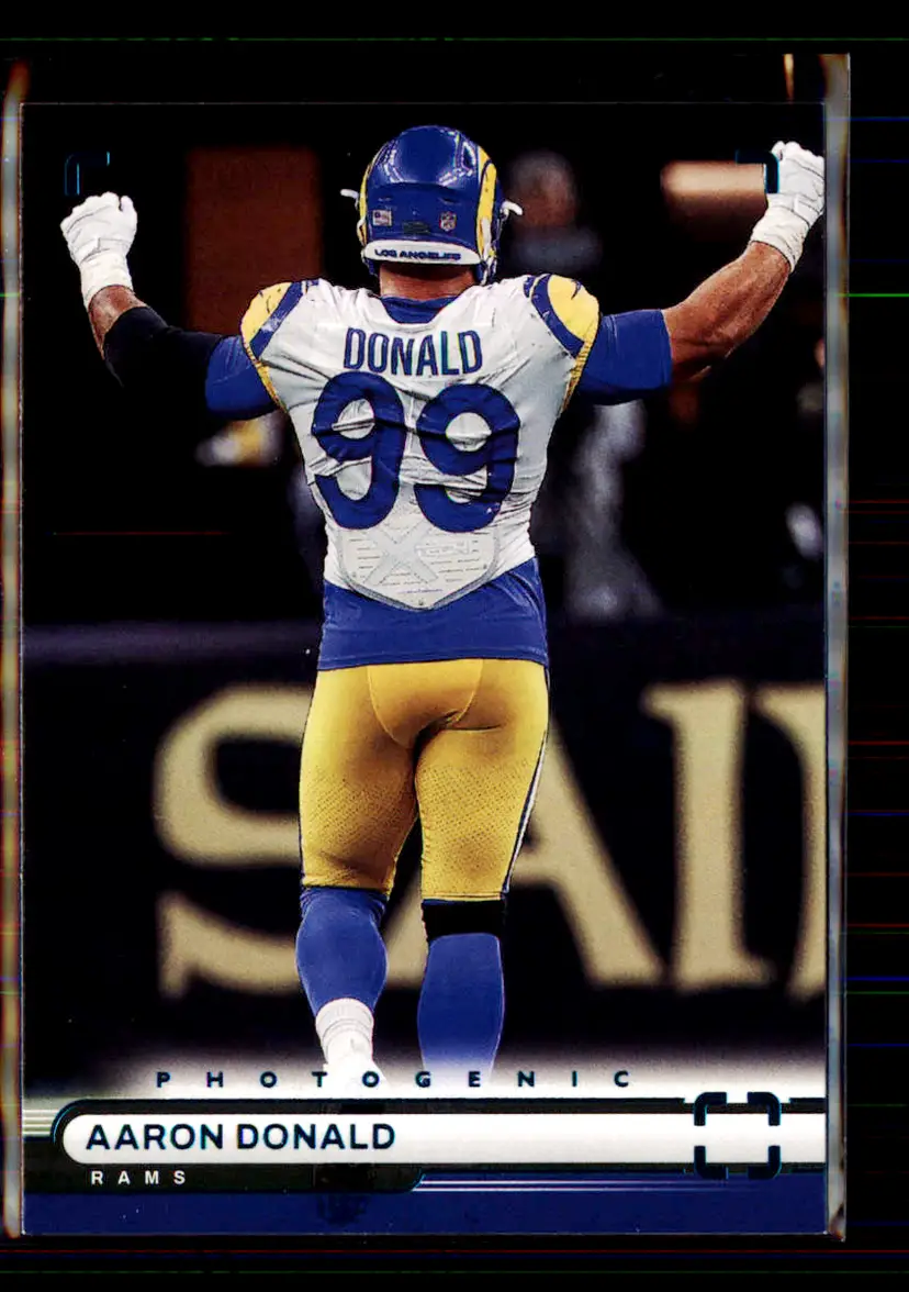 Aaron Donald 2022 Panini Chronicles Photogenic Teal #PH-15 - (113) - Los Angeles Rams