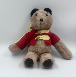 Vintage Paddington Teddy Bear in Red Duffle Coat
