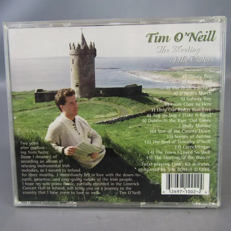 Tim O'Neill The Meeting of the Waters CD Irish Folk Music Celtic Album