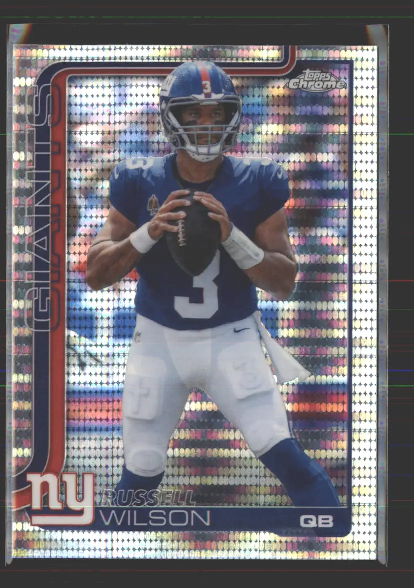 Russell Wilson 2025 Topps Chrome Pulsar #229 - (142) - New York Giants