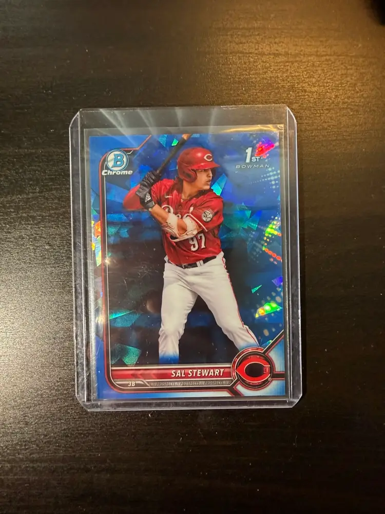 Sal Stewart 2022 Bowman Chrome Sapphire 1st