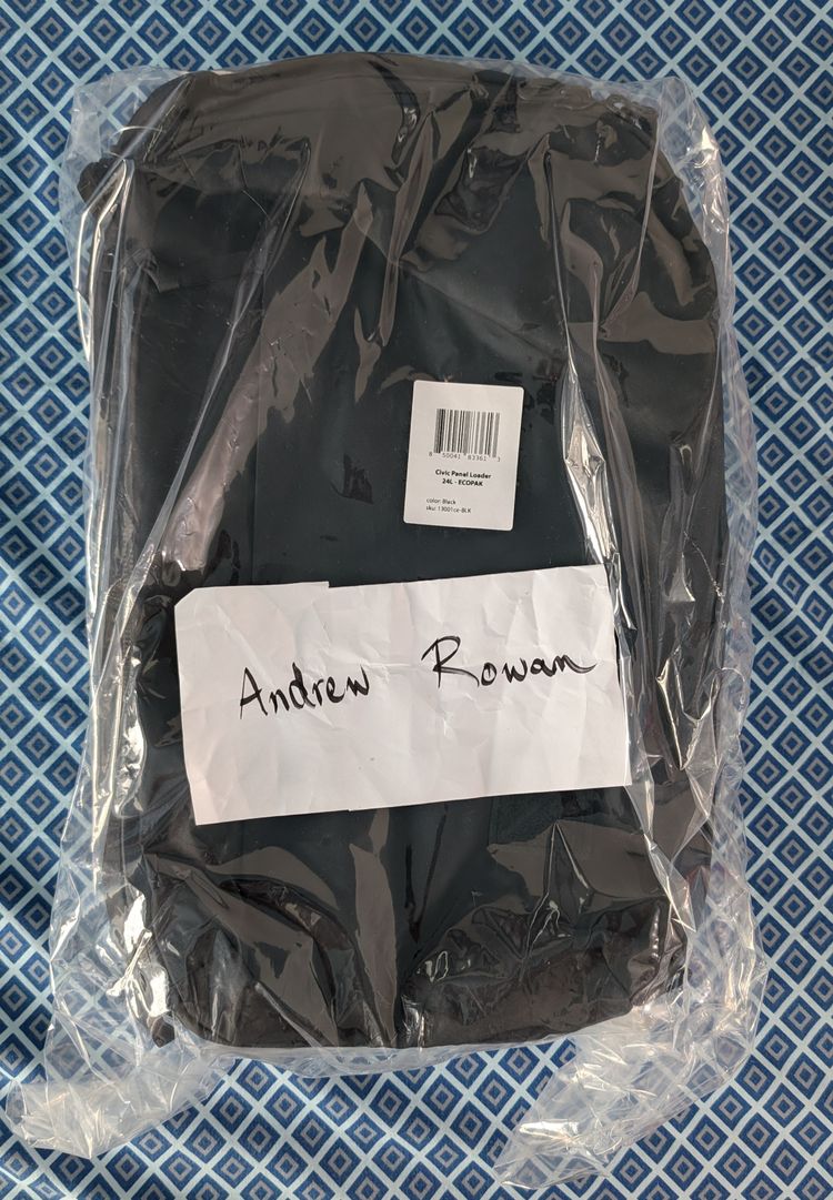 Evergoods CPL 24 ECOPAK in Black-BNWT