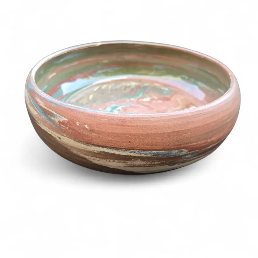 Desert Sands Pottery Swirl Pattern 8½" Diameter Approximately Boulder City NV