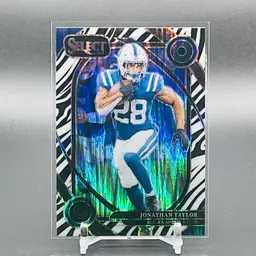 Jonathan Taylor 2024 Select Zebra SP - Indianapolis Colts