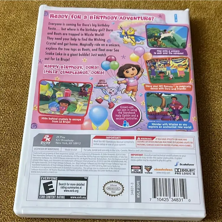 Dora the Explorer: Dora's Big Birthday Adventure - Nintendo Wii