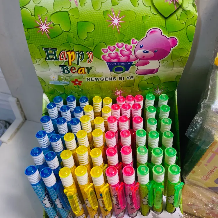 NEW HAPPY BEAR (60) Colorful Pencils & 50+ Mini Tables By Newgens Bi Ye