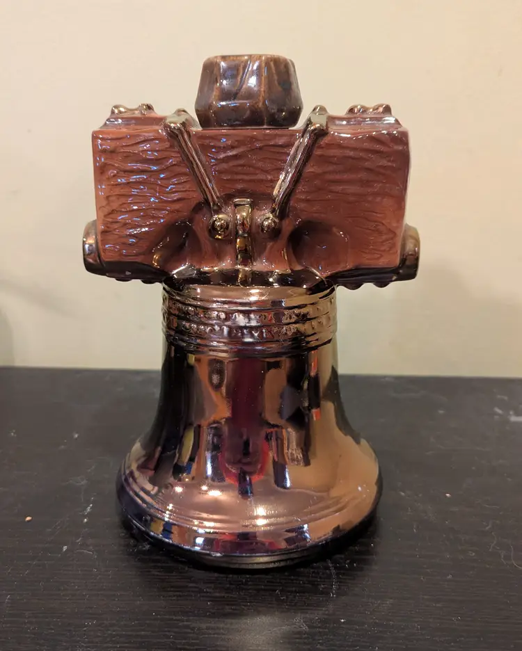 1969 Ezra Brooks Liberty Bell Whiskey Decanter