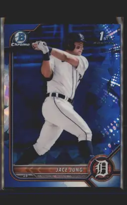 2022 Bowman Draft Sapphire Edition #BDC-15 Jace Jung - (137) - Detroit Tigers