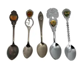 Lot 5 Souvenir Spoons #2