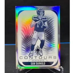 Sam Darnold 2025 Panini Phoenix #29 Contours Foil Insert Seattle Seahawks