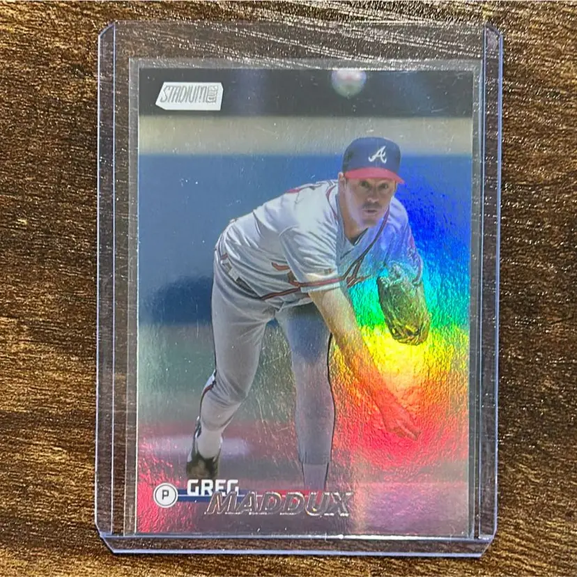 Greg Maddux 2023 Topps Stadium Club Rainbow Foil 11/25 Atlanta Braves