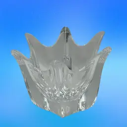 Orrefors Belle Tulip Bowl, 5-1/2” Tall x 6” Wide