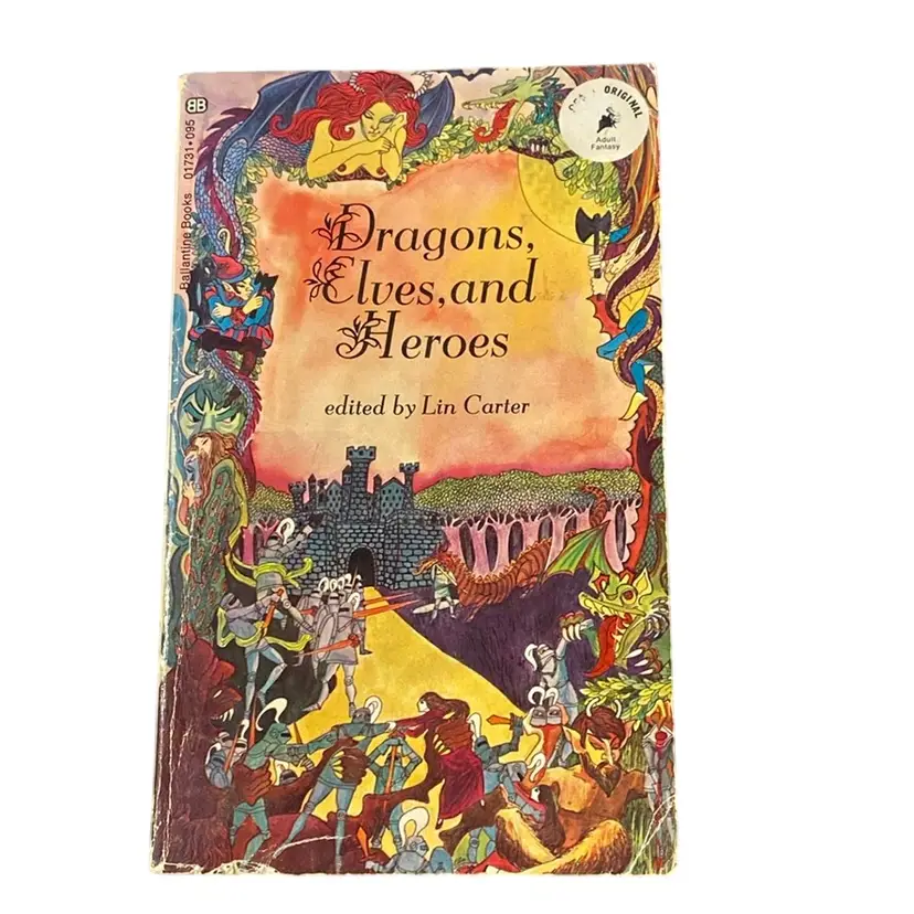 Dragons, Elves And Heroes Edited By Lin Carter 1969 1st Edition