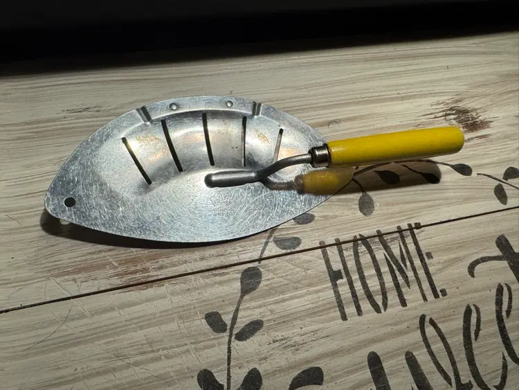 Foley Aluminum Hand Held Pot Strainer 11 inches long