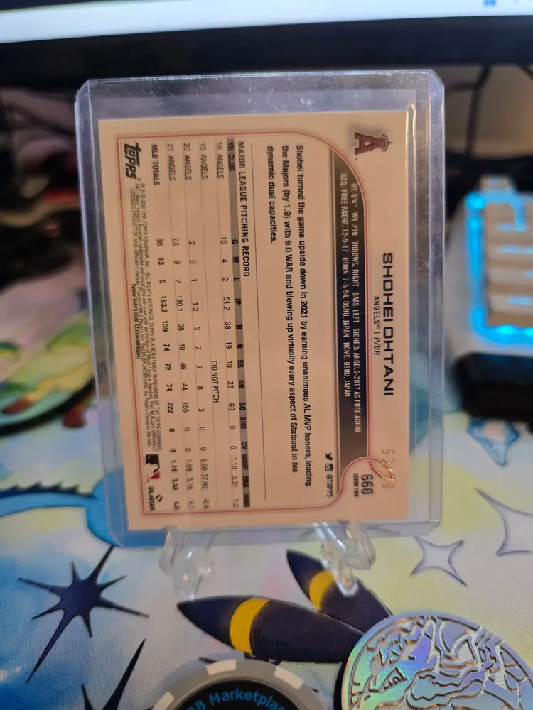 2022 Topps Series 2 Shohei Ohtani Independence Day 53/76