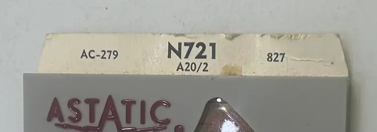 Vintage Astatic NOS Replacement Record Player Stylus/Needle N721 Telefunken