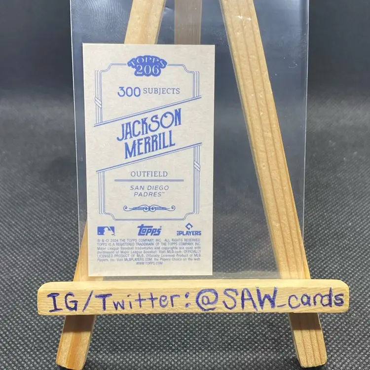 Jackson Merrill 2024 Topps 206 San Diego Padres