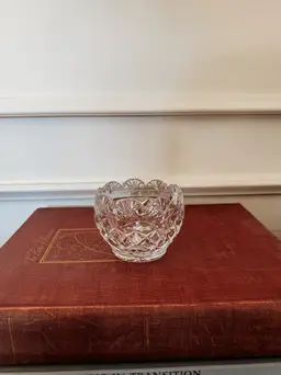 Shannon 24% Lead Crystal small bowl or votive holder