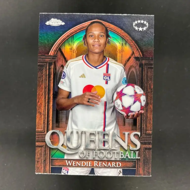 Wendie Renard 2023/24 Topps Chrome UEFA Women Queens Of Football Soccer Card