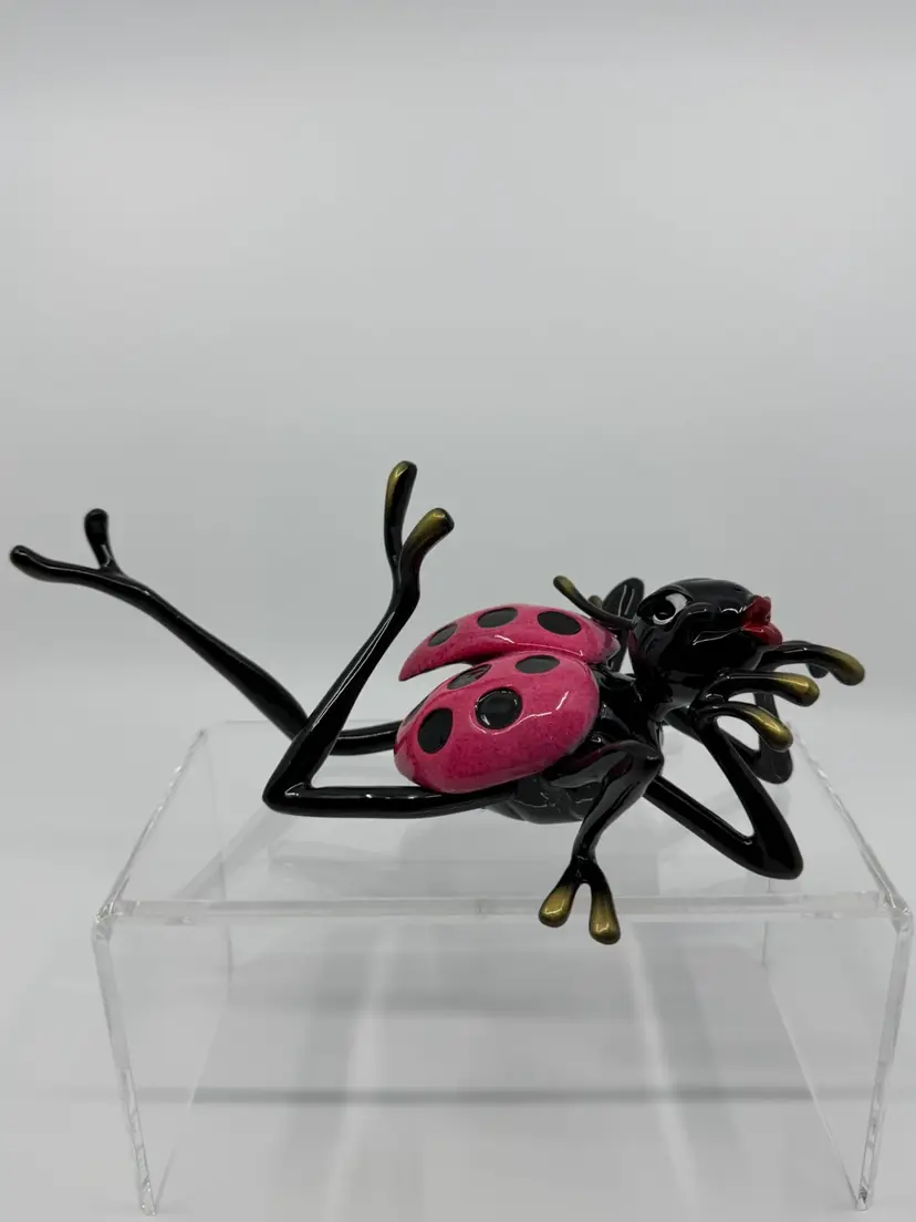 Kittys Critters Lolita Ladybug Long Leg Figurine Mint Condition 9”L