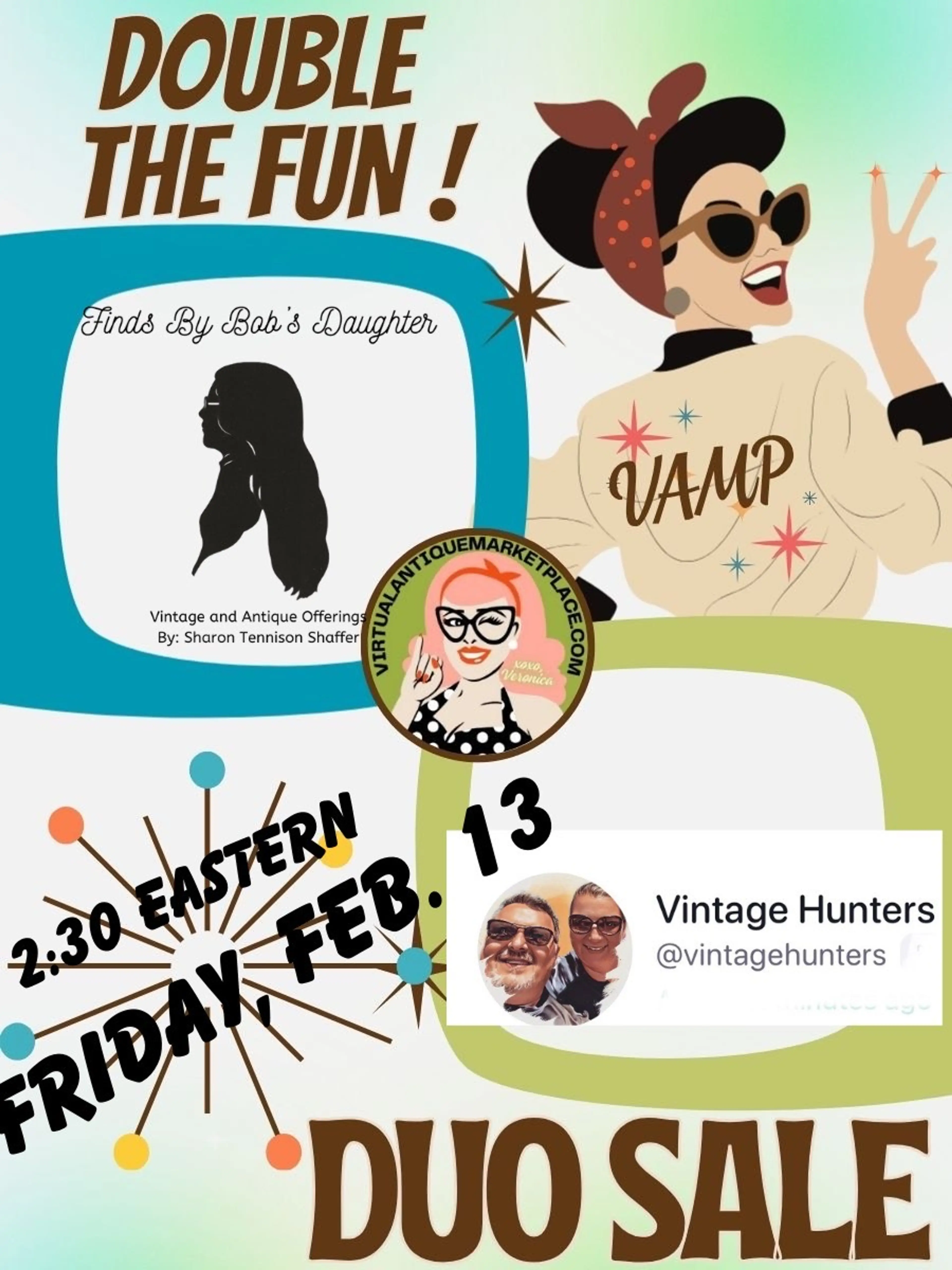 Duo Sale-Bob’s Daughter And Vintage Hunters 