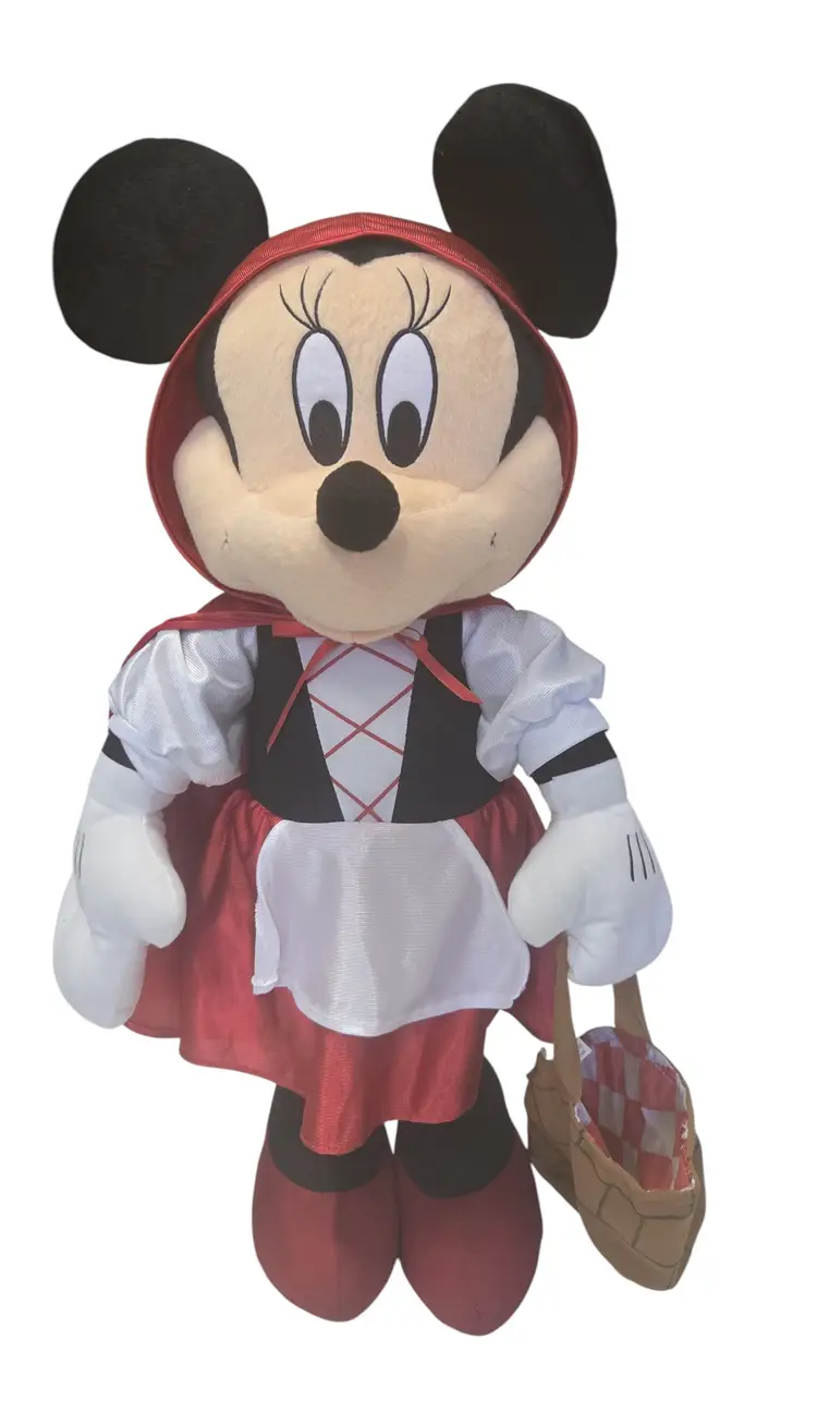 Gemmy Disney 26" Minnie Mouse Standing Little Red Riding Hood Halloween