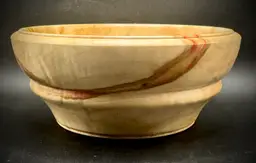 Flaming Box Elder Bowl