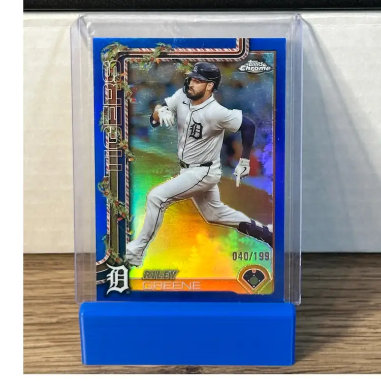 S17 - Riley Greene Holiday Chrome Blue /199