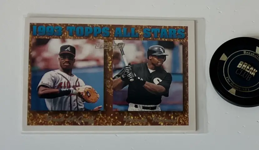 Frank Thomas Fred McGriff All Stars Topps Gold