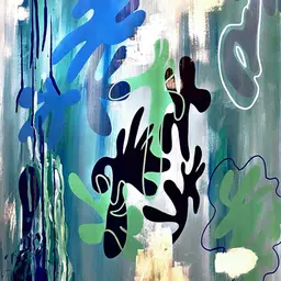 HYDRO GLYPH RAIN PRINT 5x7