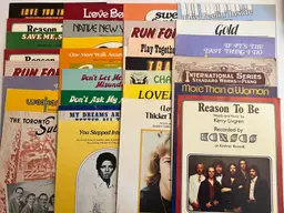 Vintage Sheet Music Collection. 25+ Pieces. 1970s