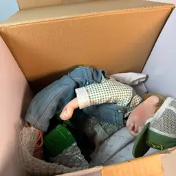 Danbury Mint Johnny Doll In Box With Tractor