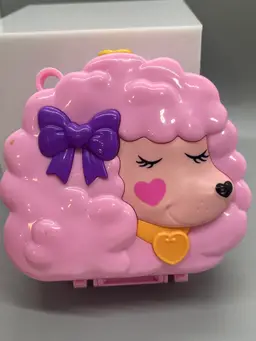 Polly Pocket Groom Glam Poodle Compact Playset