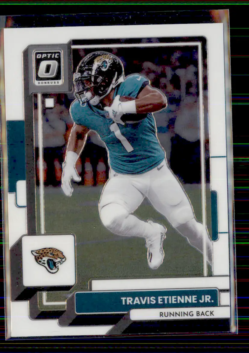Travis Etienne Jr. 2022 Donruss Optic #90 - Jacksonville Jaguars - (130-128)