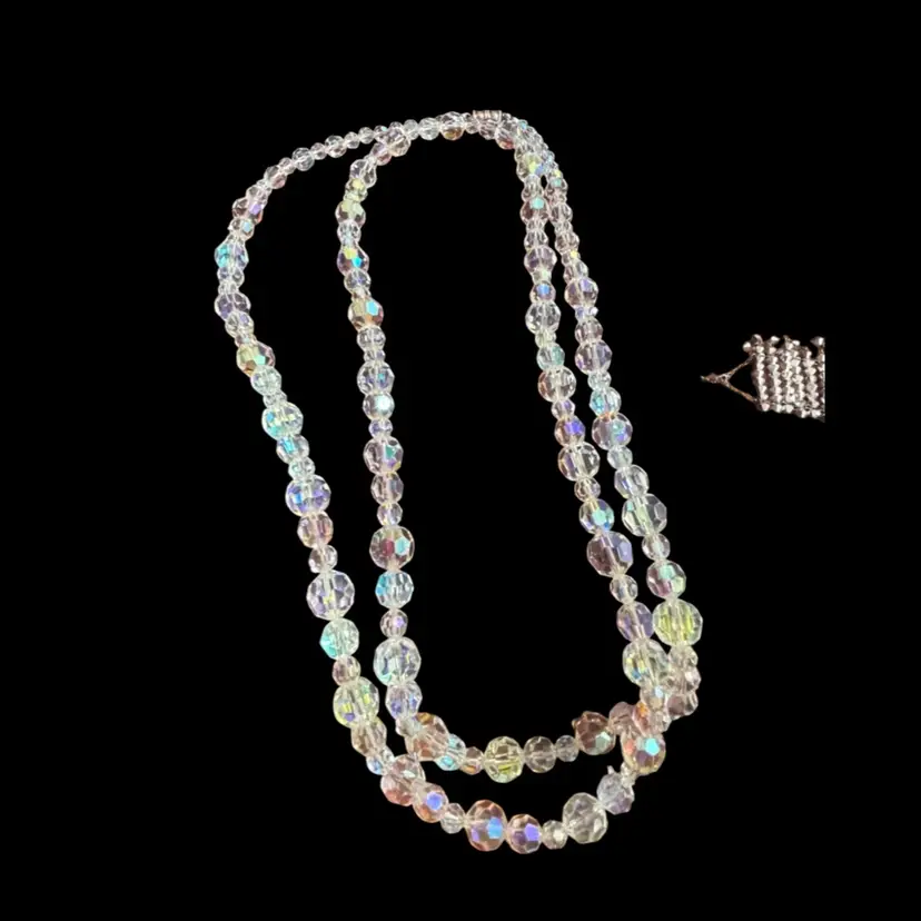 AB Crystal Beaded Necklace