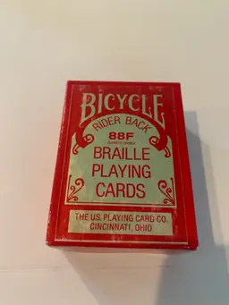 Braille Playing Cards