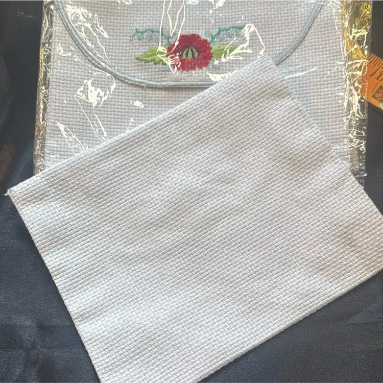 Set of 10 embroidered fabric pouch or sachet Sets. 5.5”x6.5”