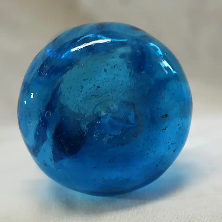 Hand Blown Small Blue Pitcher