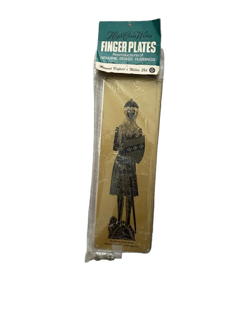 Deadstock 1970's does Antique Finger Plates 🚪🖼️ $18 + ship