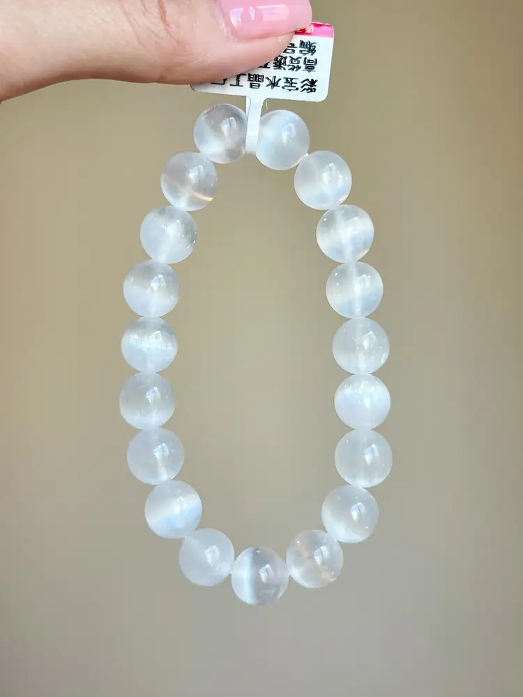 Selenite Bracelet 10mm